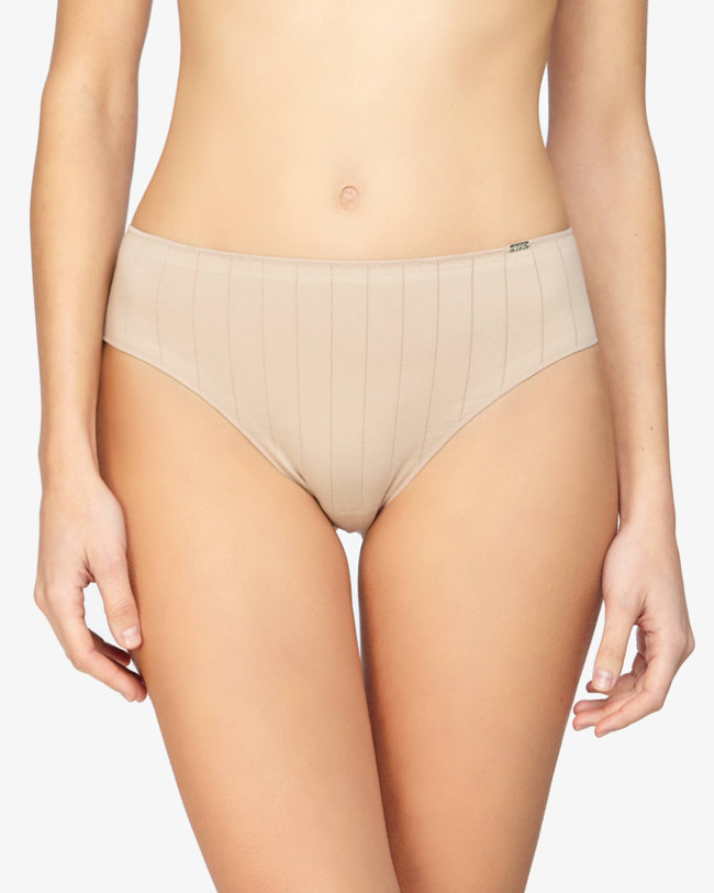 32195 Hipster soft cotton brief ribbed fabric